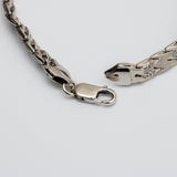 Regal Silver Gemstone Men's Bracelet