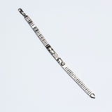 Refined Silver Accent Men's Bracelet