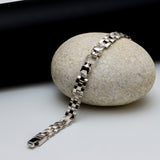 Sterling Jaguar Link Men's Bracelet