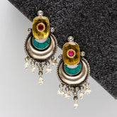 Citrine Matt Finish Earings