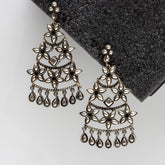 Intricate Flower Motif Earrings