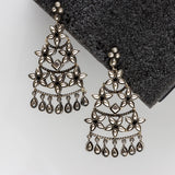 Intricate Flower Motif Earrings