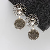 Dancing Peacock Motif Earings