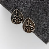 Vintage Zircone Studded Studs