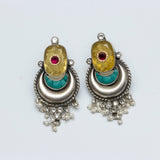 Citrine Matt Finish Earings