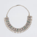 Multicoloured Jadau Peacock Motif Necklace