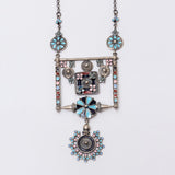 Flower By The Window Oxidised Necklace Set