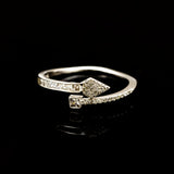 Ethereal Arrow of Elegance Silver Ring