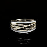 Chase Of The Waves Silver Ring