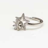 Starlit Silver Ring