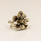 Intricate Rose Silver Ring