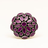 Jadau Ruby Cocktail Ring