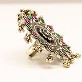 Multicoloured Chakra Cocktail Ring