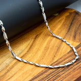 Silver Elegance Square Link Men's Chain