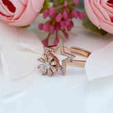 Starlit Rose Ring