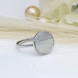 Serephic Splendor Sunset Silver Ring