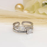 Regal Reflection Silver Ring