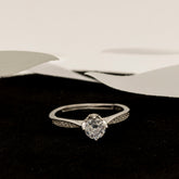 Purely Devoted Promise Silver Ring