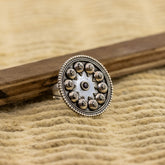 Sequence Daana Detailed Silver Ring