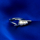 Pearl On The Rise Silver Band