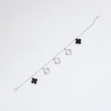 Monochrome Blossom Charm
