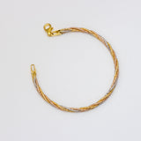 Triple tone Ties Bracelet