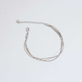 Chain Of Seven Silver Elegance Bracelet