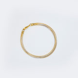 Tri-Tone Opulent Clasp Bracelet