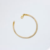 Tri-Tone Opulent Clasp Bracelet