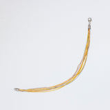 Triple Tone Chic Cascade Bracelet