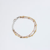 Tri-Colour Elegance Bracelet