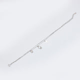 Silver Love Lock Bracelet