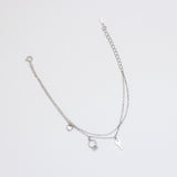 Silver Love Lock Bracelet