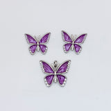 Enchanted Amethyst Butterfly Set
