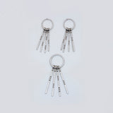 Triad of Silver Charms Pendant Sets