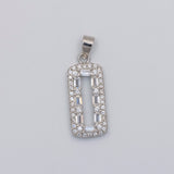 Silver Luster Diamond Drops