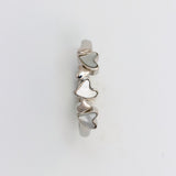 Triple Affection Silver Ring