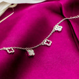 Four Leaf Charm Bracelet