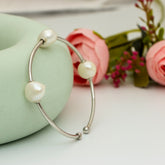Timeless Pearl Kada Bracelet