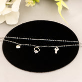 Silver Love Lock Bracelet