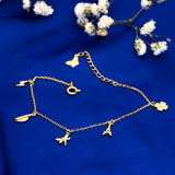 Whimsy marries elegance charm bracelet