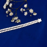 Double LINE TENNIS BRACELET