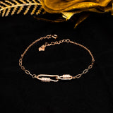 Carabiner Lock Chain Bracelet