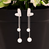 Pearl Drops In My Heart Earrings