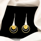 Silver Sunburst Earrings