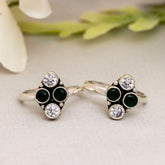 Kundan Jadau Dual Tone Toe-Ring