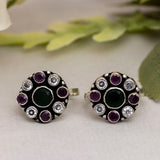 Multi Coloured Kundan Toe-Ring