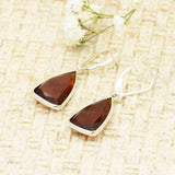 Nature's Gem: Hassonite Stone Earrings in 925 Silver