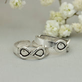 Sterling Silver Infinite Loop Toe-Ring