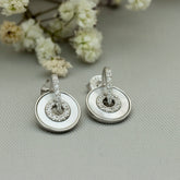 Diamond Whisper Hoops